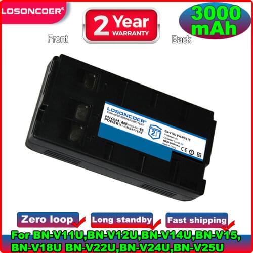 3000mAh VW-VBS1E For JVC BN-V10U, BN-V11U,BN-V12U,BN-V14U,BN-V15,BN-V18U BN-V22U,BN-V24U,BN-V25U Camcorder Battery BN-V12U