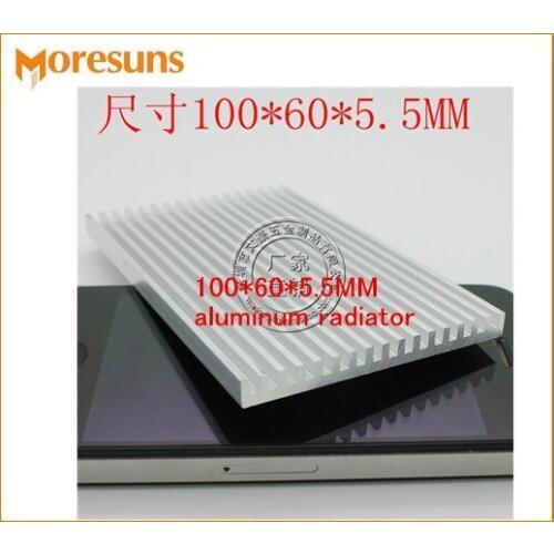 Fast Free Ship 2pcs/lot High quality memory heat sink/electronic radiator 100*60*5.5MM aluminum radiator