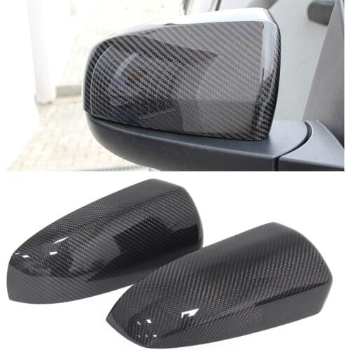 Real Carbon Fiber Rear View Side Mirror Cover For BMW X5 E70 X6 E71 2007-2013