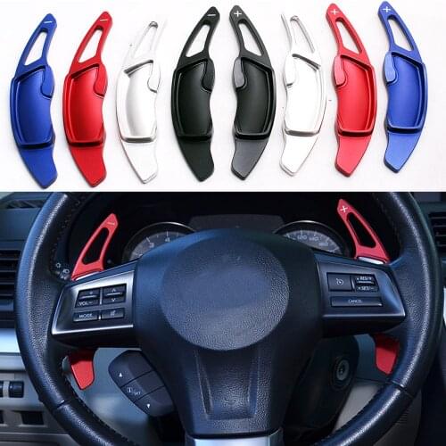 For Subaru Forester BRZ XV Outback Legacy aluminum Paddle Gearbox Steering Wheel Gear Shift Peddle Shifter For Toyota GT86 FR-S