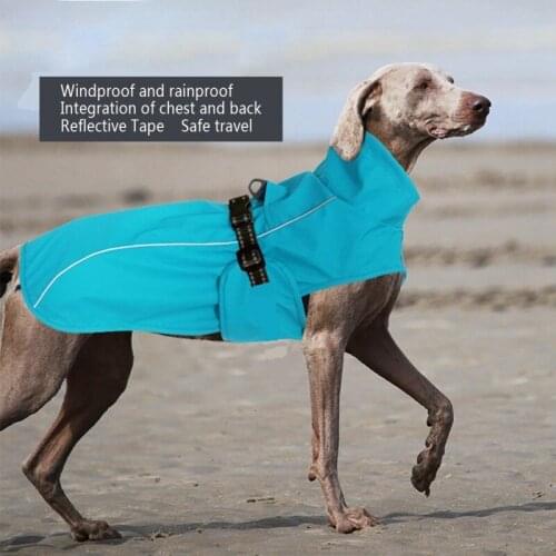 Pets Small Dog Raincoats Reflective Small Large Dogs Rain Coat Waterproof Jacket Fashion Outdoor Breathable Puppy Clothes XS-5XL