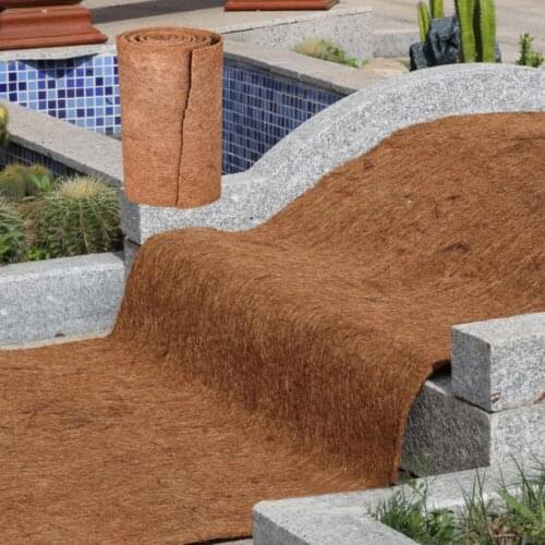 Door Mat Flowerpot Natural Baskets Suit For Basket Pot 0.5*1M Wall Hanging Liner Garden Supplies Palm Carpet