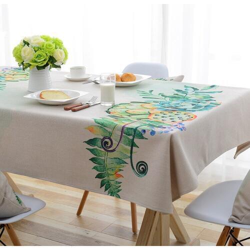 European pastoral plants floral household table cloth coffee table computer table round table cloth