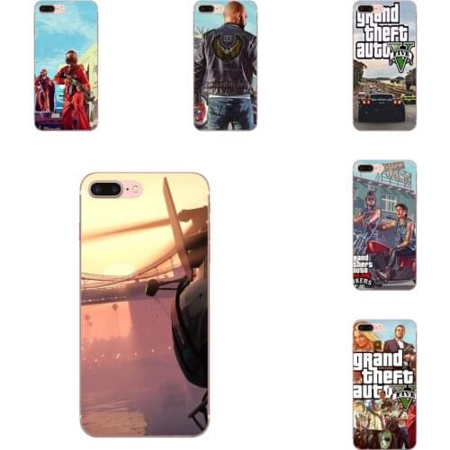 Grand Theft Auto Gta V Colorful For HTC Desire 530 626 628 630 816 820 830 One A9 M7 M8 M9 M10 E9 U11 U12 Life Plus