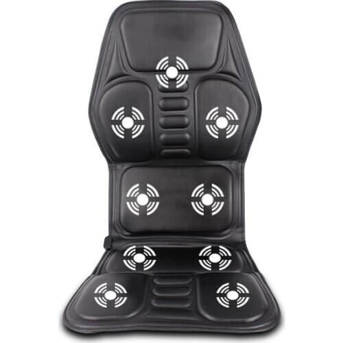 2019 new Car Home Office Full-Body Massage Cushion.Heat Vibrate Mattress.Back Neck Massage Chair Massage Relaxation Car Seat 12V