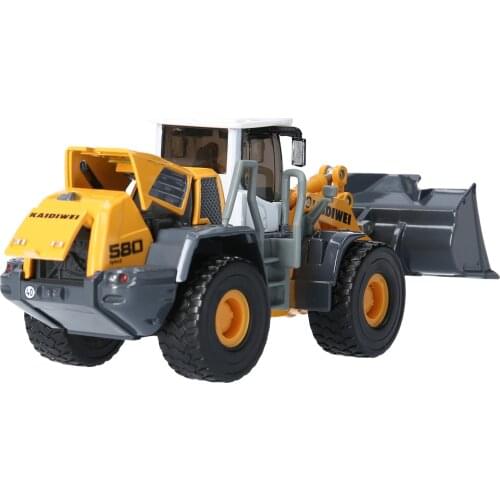 KDW 1/50 Mini Alloy Excavator Metal Forklift Truck Car Model Toy Construction Car Gift for Kids Children Boys
