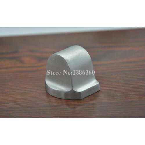304 Stainless Steel Casting Powerful Floor-mounted Magnetic Door Stopper Door Stop Doorstop satin nickel brushed CP421