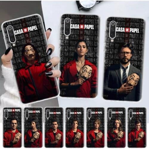 La Casa de papel Spanish TV Series Soft Cover Phone Case For Xiaomi Note 10 Mi 11 9 8 CC9 9T 10T A1 A2 A3 F1 F2 X3 NFC Pro Lite