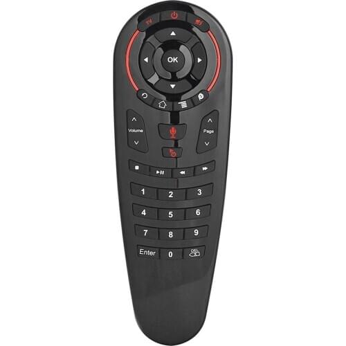 G30 Fly Air Mouse Voice Remote Control 2.4G Wireless Mini Kyeboard for Projector 6-Axis Gyroscope Comfortable and Convenient