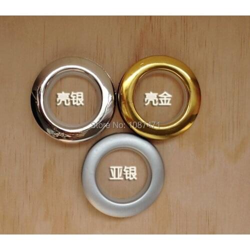 20PC Roman ring fashion High quality Curtain accessories large roman ring roman grommet for curtains gold and silver circle 20PC