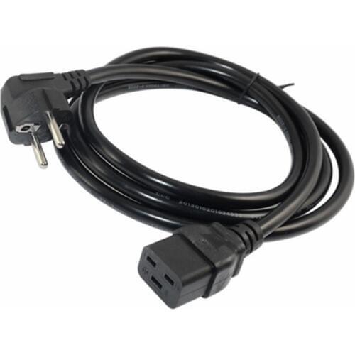 European to C19 AC Power Cord,6ft to C19 power cord, C19 to schuko Power cord, 1 pcs