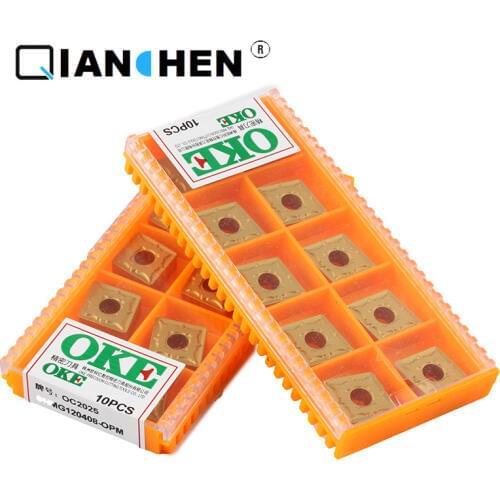 Original quality OKE 10pcs/lot high precision high performance high strength CNC CNMG120408-OPM OC2025 industry carbide inserts