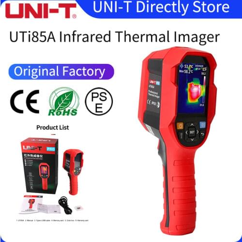 UNI-T UTi85A HD Industrial Infrared Thermal Imager Camera -10°C ~400°C Electrical Equipment Temperature Screening Thermometer