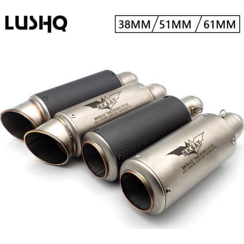 Motorcycle exhaust Pipe mufler Escape Moto For ducati monster 900 soporte matricula kawasaki z750 honda cbr yamaha r6 exhaust