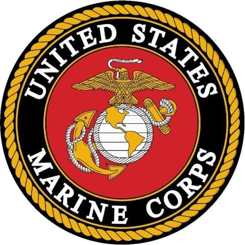 Funny Magnet U.S. Marine Corps U.S. Marine Corps Forever Cloth Military Cars Car Sticker Decal High Quality KK Vinyl