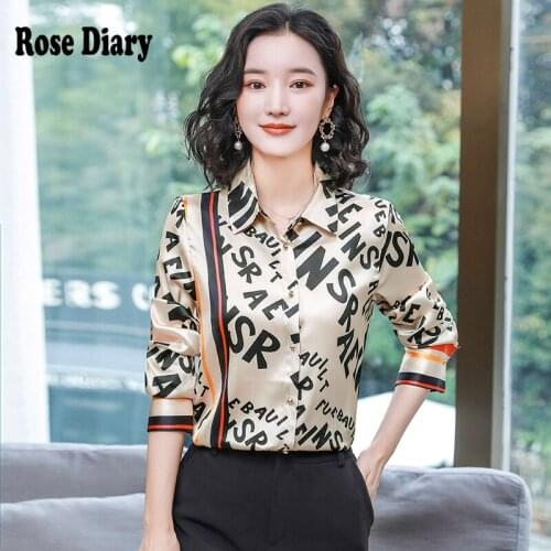 New summer 2020 Letter Printed Chiffon Blouse Womens Top Plus Size Streetwear Long Sleeve Cardigan Women Shirts