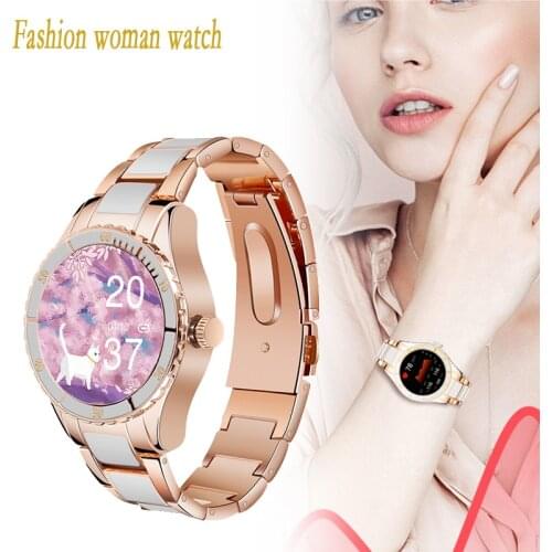 H2 Luxury Smart Watch Women Waterproof Ladies fashion Smartwatch Heart Rate Fitness Tracker for Android IOS Phone PK B80 H1 H8