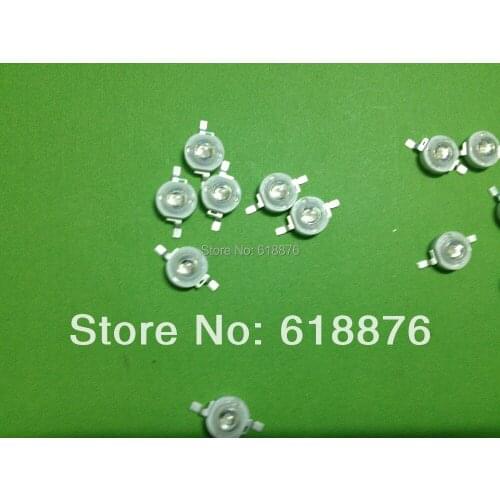 10pcs1w 3W Ultra Violet UV Power LED 375nm-380NM Emitter 3W uv led chip led light