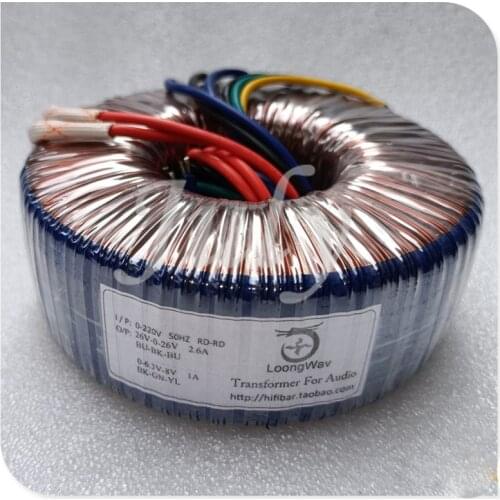 150W pure copper toroidal transformer, dual 26V+single 0-6.3-8V, LM3886+6N11 buffer power amplifier board