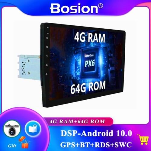 4G RAM car multimedia player 1din/2din android 10.0 car radio for universal car gps navigation BT FM AM RDS wifi camera swc map