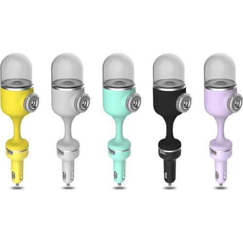 Car Air Refresher Essential Oil Diffuser Mini Car Aroma Humidifier Plug in Aromatherapy Diffuser Cigarette Lighter Diffuser