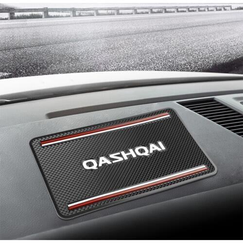 Car Anti-Slip Mat Dashboard Sticky Pad Non-slip Mat Holder For Nissan Qashqai Nismo Juke Note Navara Leaf Emblem Car Styling