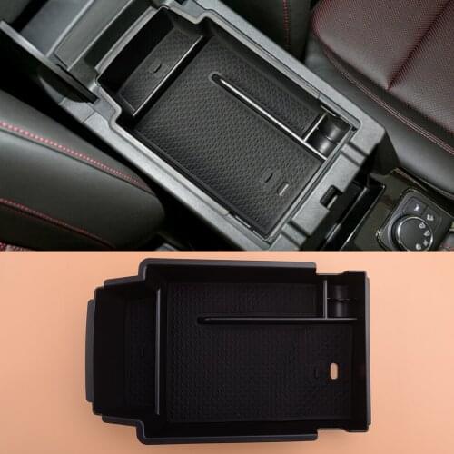 CITALL Black Car Center Console Armrest Storage Organizer Box Tray Fit For Chevrolet Blazer 2019 2020