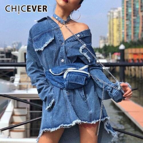Женские стильные куртки CHICEVER China At AliExpress
