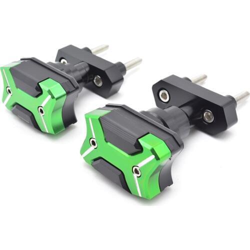 CNC Aluminum Motorcycle Frame Crash Pads Engine Case Sliders Protector Falling Protection For Kawasaki Z800 ZR800