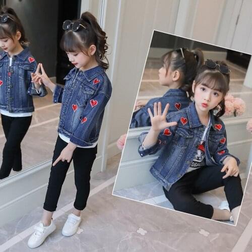 Girls Babys Coat Jacket Outwear 2021 Jean Thicken Winter Autumn Overcoat Top Zipper Cardigan Childrens Clothing