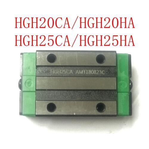 HGH20CA sliding block HGW20CC HGH20HA HGW20HC HGH25CA HGW25CC HGW25HA HGH25HA Block guide for CNC HGR20 HGR25 linear guide