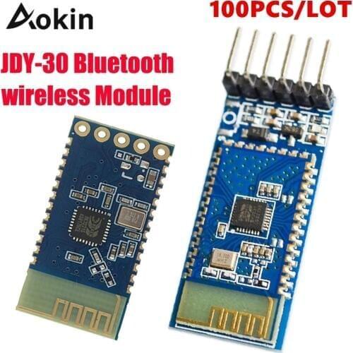 JDY-30 SPPC Bluetooth serial pass-through module wireless serial communication from machine Wireless SPP-C Replace HC-05 HC-06
