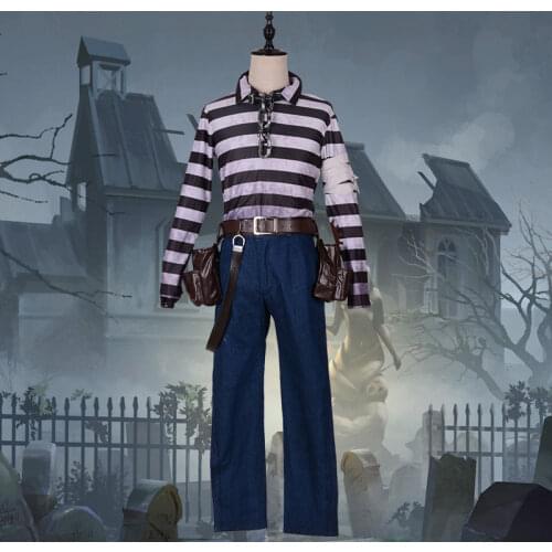 Identity V Cosplay Costumes Prisoner Luca Balsa Cosplay Costume Survivor Original Skin Uniforms Suits Clothes Sets Adult Women