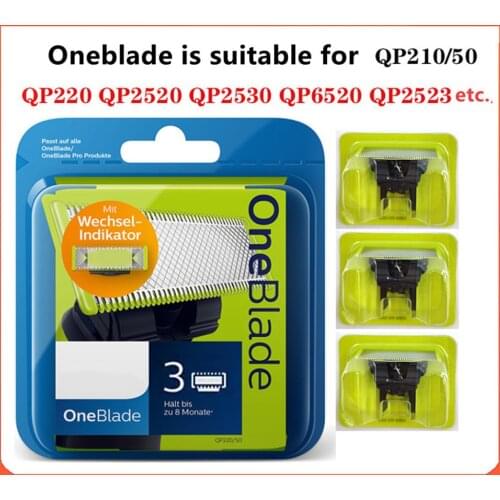 Oneblade head Blade QP210/80 QP220/80 QP230/80 QP2520 QP2530 QP2527 , replacement Blade for Philips electric shavers One Blade