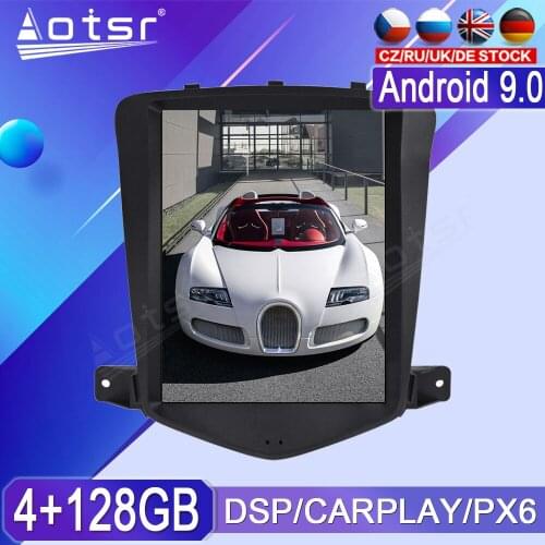 4+128GB For Chevrolet CRUZE Android Radio tape recorder 2008-2012 Car Multimedia Player Stereo head unit PX6 Tesla GPS Navi Auto