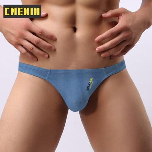 2020 New Cotton Comfortable Sexy Gay Underwear Men Thong Men Jockstrap Mens Underwear G String Men Penis Pouch Gay Underwear
