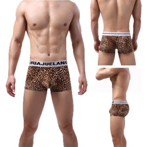 Men Underwear Boxer Shorts U Convex Pouchc Man Boxer Solid Gay Comfort Sexy Underpants Shorts Men Boxer Male Panties