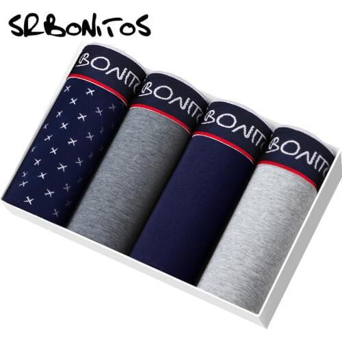 Underwear Men Boxer Mens Underwear Cotton Boxer Shorts Men Panties Slip Homme Underpants Sexy Kilot Calecon Bamboo Gay