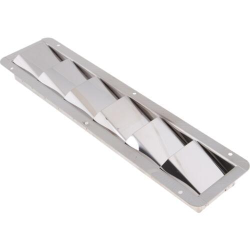 6 Ventilation Slots Stainless Steel Grill Cover Replacement Rectangle Boating Accessories