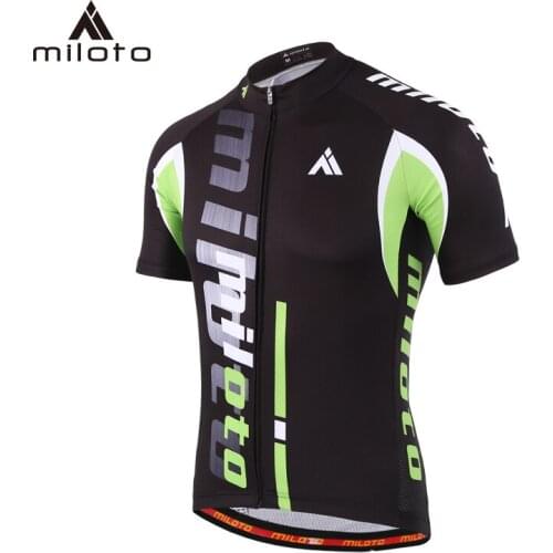 MILOTO Bike Team Cycling Jersey Short Sleeve Cycling Bike Clothing Spring Racing Bike Bicycle Sportswear Riding MTB Bike Jersey