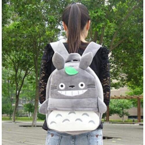 1PC 28cm 35cm funny totoro Miyazaki Hayao plush backpacks 1-7 years kindergarten shoulder bag Satchel girl toy baby gift
