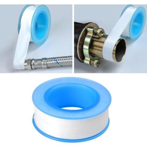 1 Rolls 10m PTFE White Thread Pipe Tape Plumbers Sealing Tape Nice H9W010 Rolls Seal V8B4
