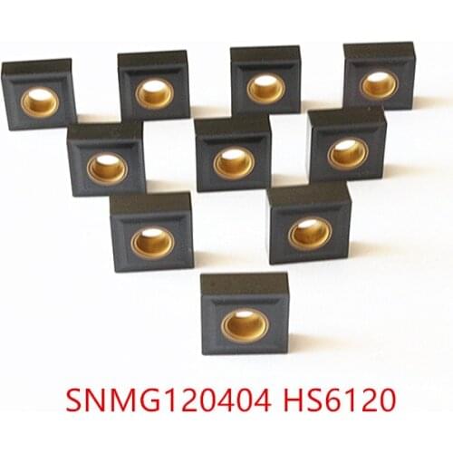 10PCS SNMG150608/ 12 HS6120 CNC Lathe Cutting Carbide Insert Turning Insert For Cast Iron Parts