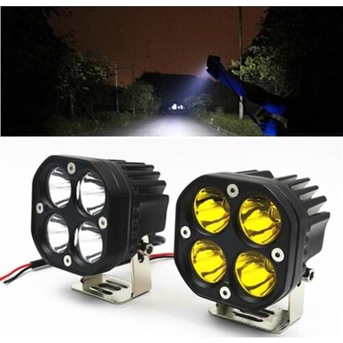 3inch led work light Fog Driving Lamp Spotlight 12v 24V Yellow For Car 4x4 offroad Truck Flush Mount Tractor Motorcycle