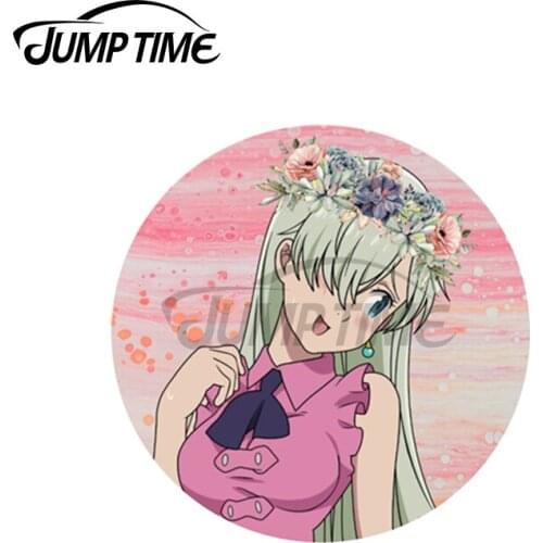 Jump Time 13 x 13cm For Elizabeth Liones Nanatsuno Taizai Car Stickers Accessories Vinyl JDM Bumper Trunk Graphics Fine Decal