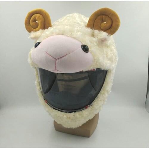 Helmet Cover Motorcycle Fashion Funny Cartoon Decorated Cat Ears Santa Claus Smiling Face Panda Hat Cover For Motorcycle