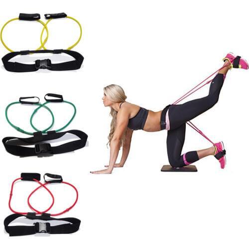 Booty Butt Bands Glute Resistance Bands Adjustable Waist Belt Powerful Fitness Butt Lift Workout Leg Exercise Training bands