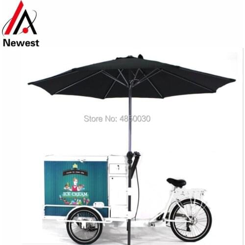 Hot Sale Ice Cream Bike With Battery/Europe Ice Cream Bike Freezer/Pedal/Electric Freezer Bike