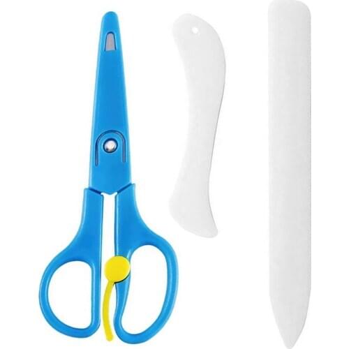 LMDZ Real Bone Folder, Origami Paper Creaser Scoring Tool and Paper Crafting Supplies with Scrapbooking