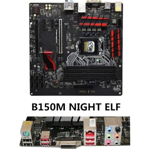For MSI B150M NIGHT ELF Micro-ATX B150 Gaming Motherboard LGA 1151 DDR4